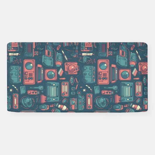 過去からのブラスト： 80の技術 横断幕 (横)