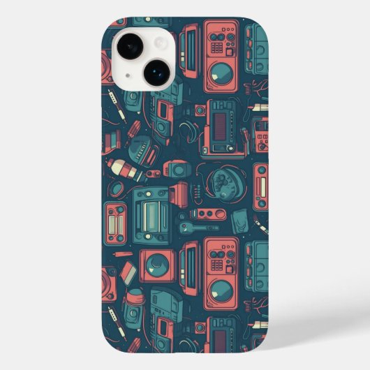 過去からのブラスト: 80の技術 Case-Mate iPhoneケース (裏面)