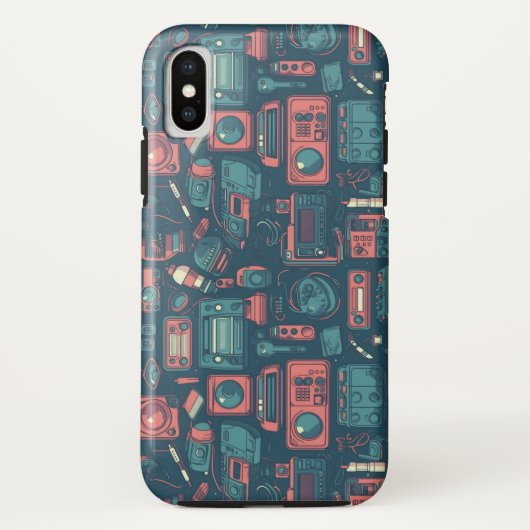 過去からのブラスト： 80の技術 Case-Mate iPhoneケース (裏面)