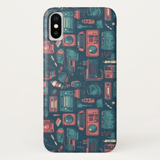 過去からのブラスト: 80の技術 Case-Mate iPhoneケース (裏面)