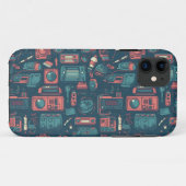 過去からのブラスト： 80の技術 Case-Mate iPhoneケース (裏面(横))