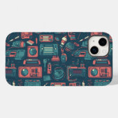 過去からのブラスト： 80の技術 Case-Mate iPhoneケース (裏面 (横))