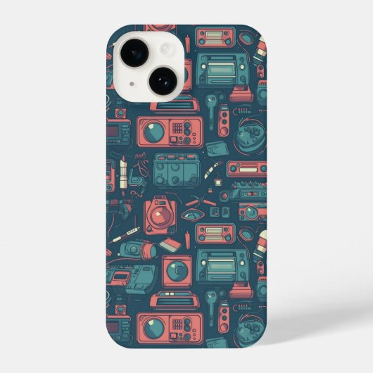 過去からのブラスト: 80の技術 iPhoneケース (裏面)