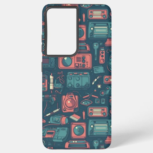 過去からのブラスト： 80の技術 SAMSUNG GALAXYケース (裏面)