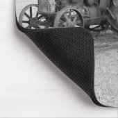 過去からの古いトラクター マウスパッド (コーナー)