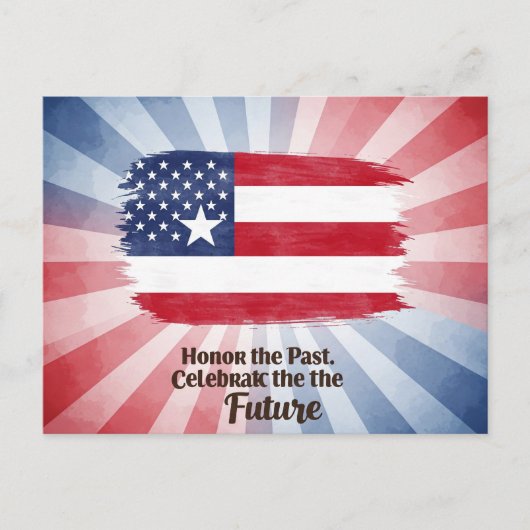 「過去だ。祝未来» Juneh ポストカード (正面)