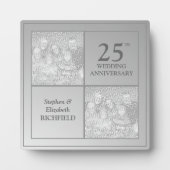 過去と現在のフォトシルバーの記念日 フォトプラーク (正面)