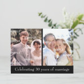 過去と現在 30周年招待状 招待状 (スタンド正面)