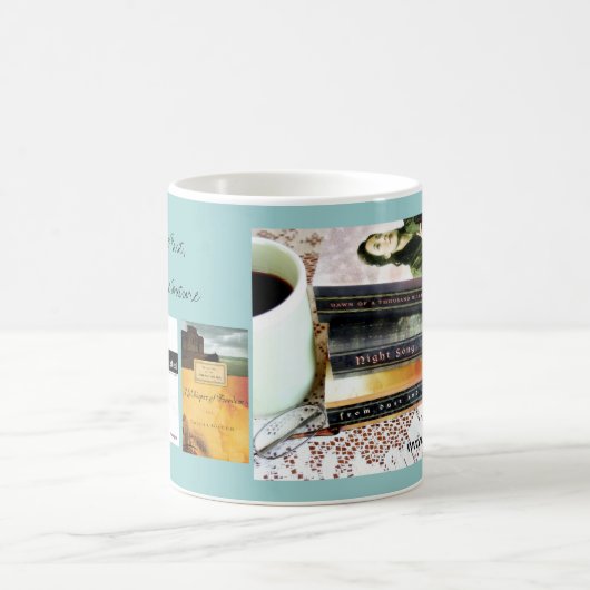 過去に名誉を与えて下さい、未来のマグを包含して下さい コーヒーマグカップ (中央)
