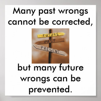 過去に悩まないで未来を変えろ！ ポスター