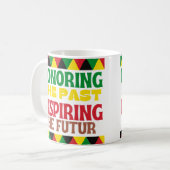 過去のインスパイア未来を称える十二月 コーヒーマグカップ (正面左)