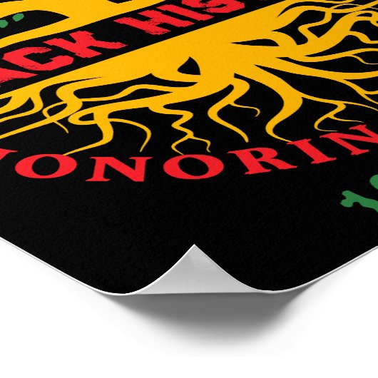 過去のインスパイア黒史の月のポスターを称える ポスター (角)