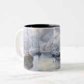 過去のエコー：ビクトリアン魚釣りライフ ツートーンマグカップ (正面左)