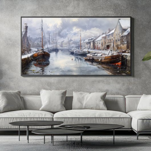 過去のエコー：ビクトリアン魚釣りライフ ポスター