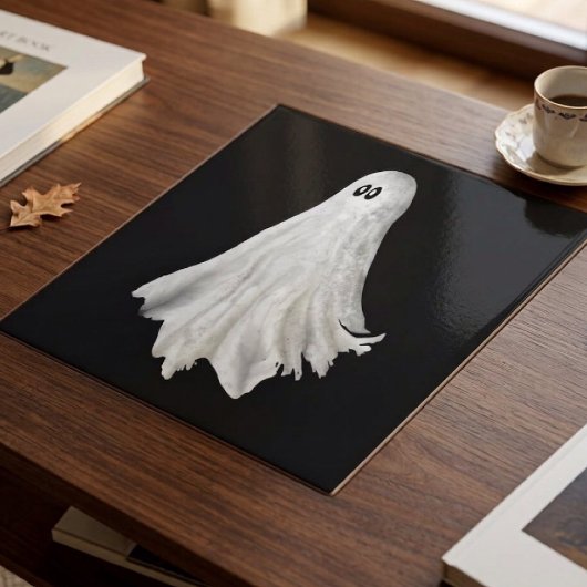 過去のハロウィンの幽霊の面白いイラスト タイル