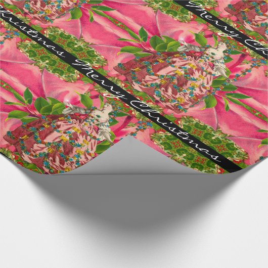 過去のビクトリア時代の人からのかわいらしい視野 ラッピングペーパー (コーナー)