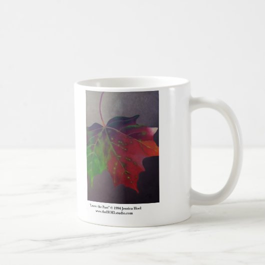 過去のマグを残して下さい(右利きの) コーヒーマグカップ (右)