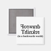 過去の世界で思考を進める マグネット (正面/裏面)