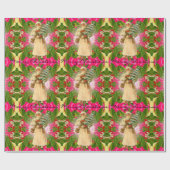 過去の古いサビクトリアンンタ30インチx 6' ラッピングペーパー (フラット)