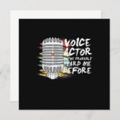 過去の声優 招待状 (正面/裏面)