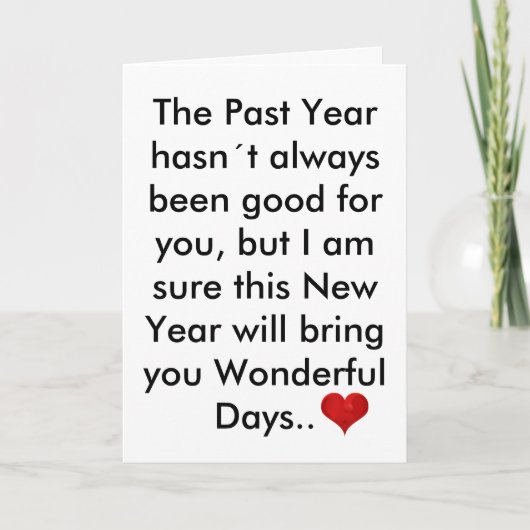 過去の年賀感動的状 シーズンカード (正面)