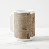 過去の広告 NY 1856 コーヒーマグカップ (正面左)