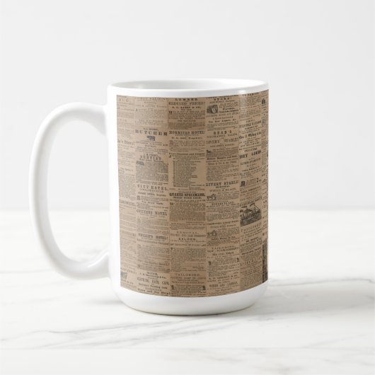 過去の広告 NY 1856 コーヒーマグカップ (左)