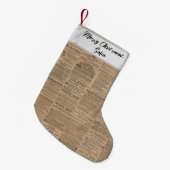 過去の広告 NY 1856 スモールクリスマスストッキング (正面 (吊り時))