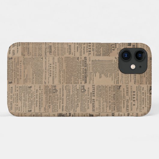 過去の広告 NY 1856 iPhone / iPadケース Case-Mate iPhoneケース (裏面(横))