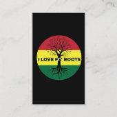 過去の未活気づける来の黒人史の月 名刺 (正面)