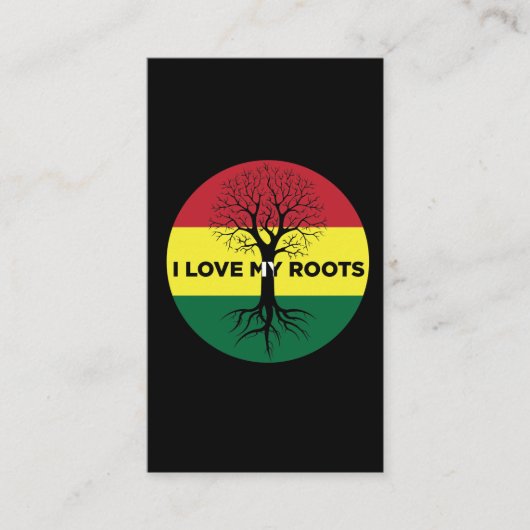 過去の未活気づける来の黒人史の月 名刺 (正面)