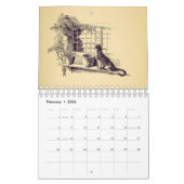 過去の猫 カレンダー (2月 2026)