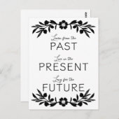 過去の現在の未来 ポストカード (正面/裏面)