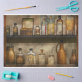 過去の薬局 - 昔の薬 薄葉紙 (クラフト)