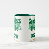 過去の車線 ツートーンマグカップ (中央)