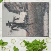 過去を守ること キッチンタオル (折り畳み)