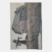 過去を守ること キッチンタオル (縦)