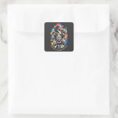 過去を称え、未来を照らす スクエアシール (バッグ)