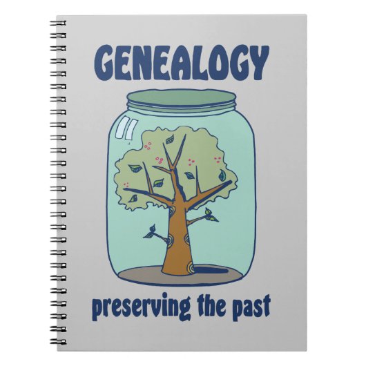 過去を維持する系図学 ノートブック (正面)