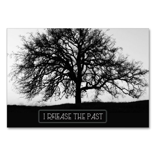 過去を解放して下さい テーブルナンバー (正面)