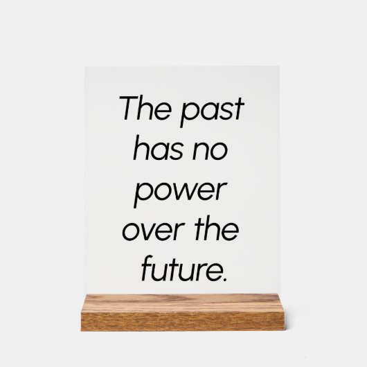 過去アクリル標識 アクリルサイン (正面)