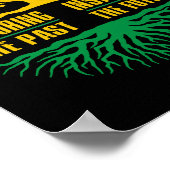 過去インスパイアの黒史の月を祝う ポスター (角)