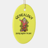 過去オーナメントを繋ぎ合せる系図学 セラミックオーナメント (右)