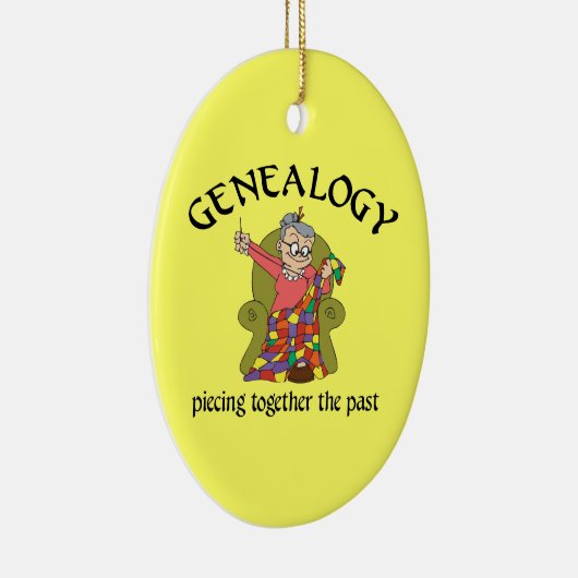 過去オーナメントを繋ぎ合せる系図学 セラミックオーナメント (右)