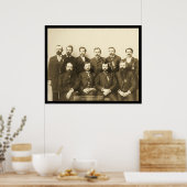 過去グランドマスターズDakota IOOF SD 1890 ポスター (キッチン)