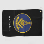 過去マスターロッジフリーメーソンメーソンリーマソニック ゴルフタオル (横)