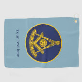 過去マスターロッジフリーメーソンメーソンリーマソニック ゴルフタオル (横)