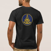 過去マスターロッジフリーメーソンリーマソニック Tシャツ (裏面)