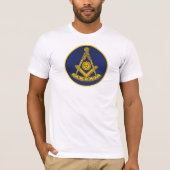 過去マスターロッジフリーメーソンリーマソニック Tシャツ (正面)