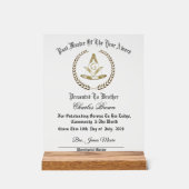 過去マスター・オブ・ザ・イヤー アクリルサイン (正面)